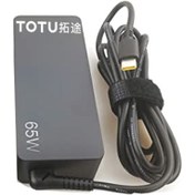 تصویر شارژر 65 واتی تایپ‌سی لپ‌تاپ 1.8 متری توتو TOTU LU-65WPD 65W Type-c With 1.8m charging cable 