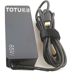 تصویر شارژر 65 واتی تایپ‌سی لپ‌تاپ 1.8 متری توتو TOTU LU-65WPD 65W Type-c With 1.8m charging cable 