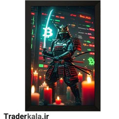 تصویر تابلو تریدرکالا طرح بیت کوین کد T1009 