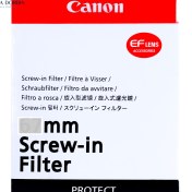 تصویر فیلتر UV مدل Canon Screw موجود برای همه ی لنز های سونی و کانن و نیکون screw_in filter