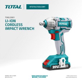 تصویر آچار بکس شارژی توتال مدل 20V TIWLI2001 Cordless impact wrench TIWLI2001