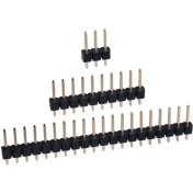 تصویر پین هدر نری صاف ۲٫۵۴ میلی متر ۱ در۱۶ Pin Header 1*16 Male ST