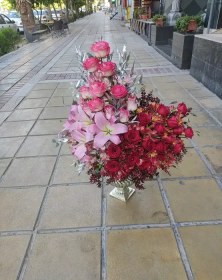 تصویر جام گل طرح دنیا 