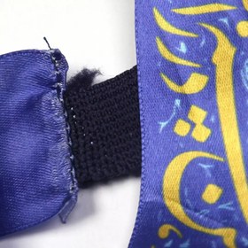 تصویر سربند ساتن با شعار تو را من چشم در راهم سورمه ای 