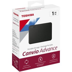 تصویر هارد اکسترنال توشیبا مدل Canvio Advance ظرفیت 1 ترابایت ا Toshiba Canvio Advance External Hard Drive 1TB Toshiba Canvio Advance External Hard Drive 1TB