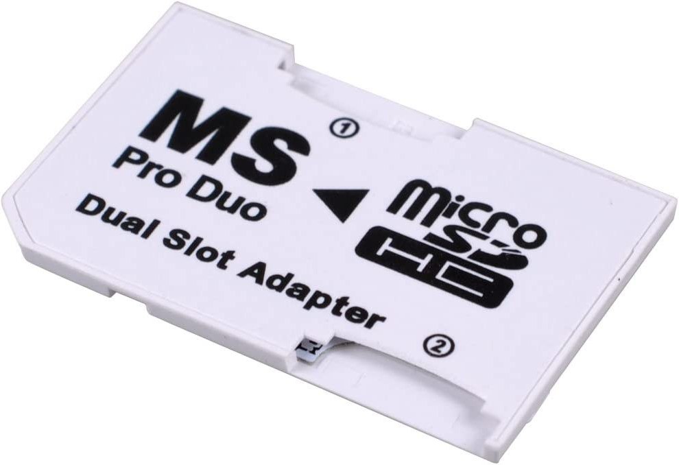 Adaptateur Carte Micro SD vers Memory Stick PRO Duo pour PSP 1000/2000/3000  Noir