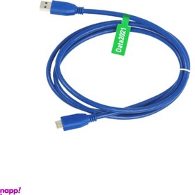 تصویر کابل هارد اکسترنال USB 3 دیتالایف مدل Blu012 طول 30 سانتی متر 