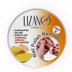 تصویر پد لاک پاک‌کن مدل Mango بسته 24 عددی لیزانو Lizano Mango model nail polish remover pad, pack of 24 pieces