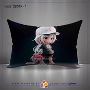 تصویر روبالشی عروسکی دخترانه | سری ۲۲۰۸۳ 