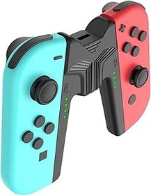 تصویر Skeido Grip Handle Charging Controller Charger سازگار با Nintendo Switch OLED Joy-Cons Grip برای NINTENDOSWITCH JOYCONS لوازم جانبی (نسخه صوتی) SKEIDO Grip Handle Charging Station Controller Charger Compatible with Nintendo Switch OLED Joy-Cons Grip For NS Nintendoswitch Joycons Accessories (audio version)