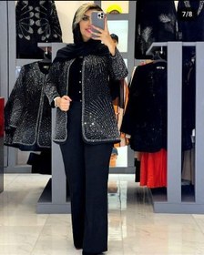 تصویر کت نگینی زنانه 