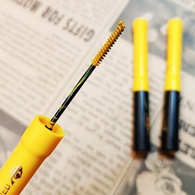 تصویر ریمل رنگی کاریته رنگ زرد karite mascara yellow ریمل چشم زرد قناری ریمل 24 ساعته رنگی ریمل زرد رنگ ریمل استخری رنگی 