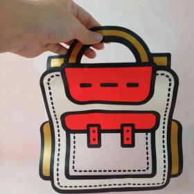 تصویر زیپ کیپ فانتزی - زرد 