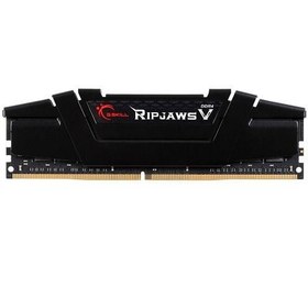 تصویر رم دسکتاپ DDR4 تک کاناله 3200 مگاهرتز CL16 جی اسکیل مدل RIPJAWS V ظرفیت 16 گیگابایت G.SKILL RIPJAWS V DDR4 3200MHz CL16 Single Channel Desktop RAM - 16GB