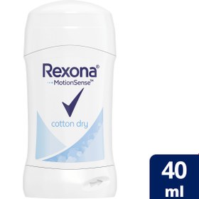 تصویر استیک ضد تعریق زنانه رکسونا کوتون درای 40 گرم ا Rexona Cotton Dry Women Stick Deodorant 40g Rexona Cotton Dry Women Stick Deodorant 40g
