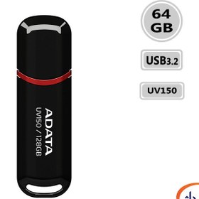 تصویر فلش مموری 64 گیگ ای دیتا مدل DashDrive UV150 ADATA DashDrive UV150 Flash Memory - 64GB