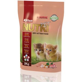 تصویر غذای خشک بچه گربه نوتری با طعم مرغ Nutripet Kitten Dry Food With Chicken Flavor