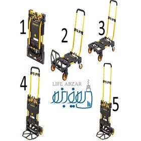 تصویر چرخ دستی تاشو دو حالته استنلی مدل SXWTD-FT585 2in-1 Folding Hand Truck