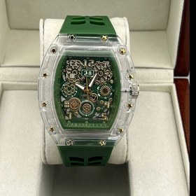 تصویر ساعت مچی مردانه ریچارد میل طرح اتومات دارای رنگبندی جذاب richard mille 