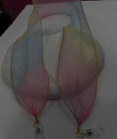 تصویر بند عینک حریر هفت رنگ 