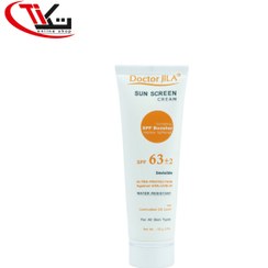 تصویر ضد آفتاب دکتر ژیلا فاقد چربی مدل Invisible، بدون رنگ SPF63 