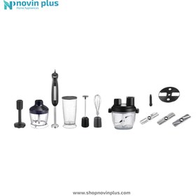 تصویر گوشت کوب برقی و غذاساز 8 کاره عرشیا مدل 3265 Arshia 3-function electric meat grinder, model HB 151-2567, black