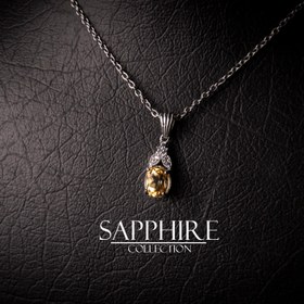 تصویر گردنلند سیترین پروانه ای 