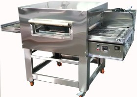 تصویر فر پیتزا ریلی اتوماتیک ظرفیت ۱۲۰ الی ۴۰۰ پیتزا در ساعت 