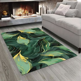 تصویر فرش چاپی طرح برگ کد h375 