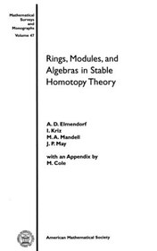 تصویر دانلود کتاب Rings, modules and algebras in stable homotopy theory 1997 کتاب انگلیسی حلقه ها، ماژول ها و جبرها در نظریه هموتوپی پایدار 1997