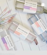 تصویر جامدادی شفاف دو زیپ 