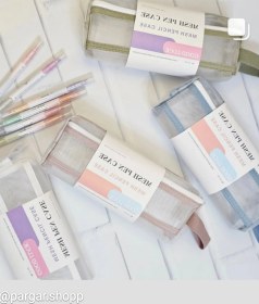 تصویر جامدادی شفاف دو زیپ 