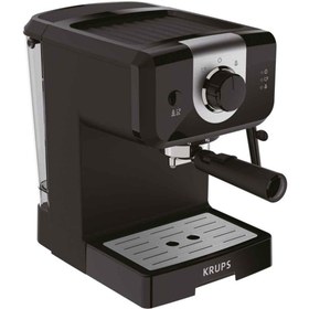 تصویر اسپرسو ساز و قهوه ساز کروپس 15 بار 1.5 لیتری مدل Krups Opio Xp320840 Krups Opio Espresso Pump Machine, Black / Silver, Plastic / Stainless Steel, Xp320840