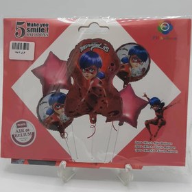 تصویر فویلی 5عدد کفشدوزک 