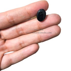 تصویر چشم پیچی بیضی مشکی به همراه واشر نگهدارنده 