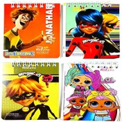 تصویر دفترچه یادداشت 8*11 طرح دار پازل بسته 24 عددی 