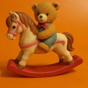 تصویر گیفت تدی راکر نماد سال اسب 