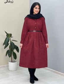 تصویر کفتان مخمل کبریتی kaftan