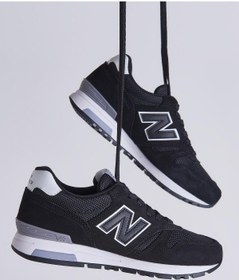 تصویر اسنیکر مردانه نیوبالانس اورجینال مشکی New Balance ML565BLK 