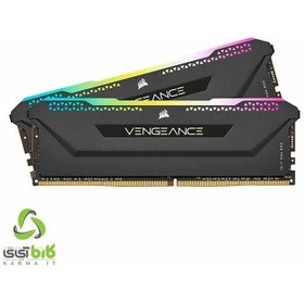 تصویر رم کامپیوتر DDR4 دو کاناله 3600 مگاهرتز کورسیر مدل Vengeance RGB Pro SL با ظرفیت 32 گیگابایت Corsair Vengeance RGB Pro SL DDR4 32GB 3600MHz CL18 Dual RAM