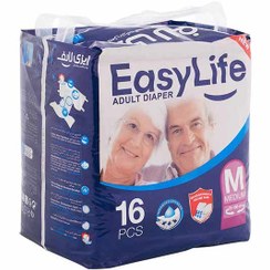 تصویر پوشک بزرگسال ایزی لایف سایز متوسط بسته ۶ عددی 