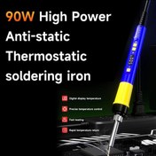 تصویر هویه مکانیک مدل HK990 توان ۹۰ وات ضد استاتیک با دمای قابل تنظیم 