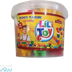 تصویر لگو خانه سازی 64 تکه LiLi Toy فروش تک و عمده 