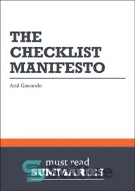 تصویر دانلود کتاب The Checklist Manifesto - Atul Gawande - مانیفست چک لیست - Atul Gawande 