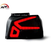 تصویر چراغ عقب اسپرت پراید ۱۳۲ طرح کوروت دودی 