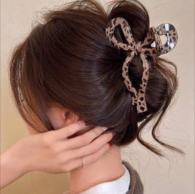 تصویر کلیپس پاپیون پلنگی سایز بزرگ ۱۳ سانتی 