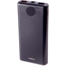 تصویر پاور بانک فست شارژ ۱۰۰۰۰ هیسکا Hiska QI-109PD PD 22.5W POWER BANK QI-109PD