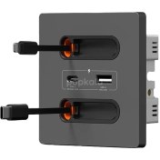 تصویر پریز هوشمند جبرا با شارژر USB 