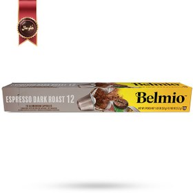 تصویر کپسول قهوه بلمیو belmio مدل اسپرسو دارک رست 12 Espresso Dark Roast پک 10 تایی 