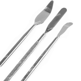 تصویر ست اسپاتول دوطرفه 3 عددی ا Double sided spatula set 3Pcs Double sided spatula set 3Pcs